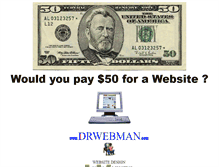 Tablet Screenshot of drwebman.com